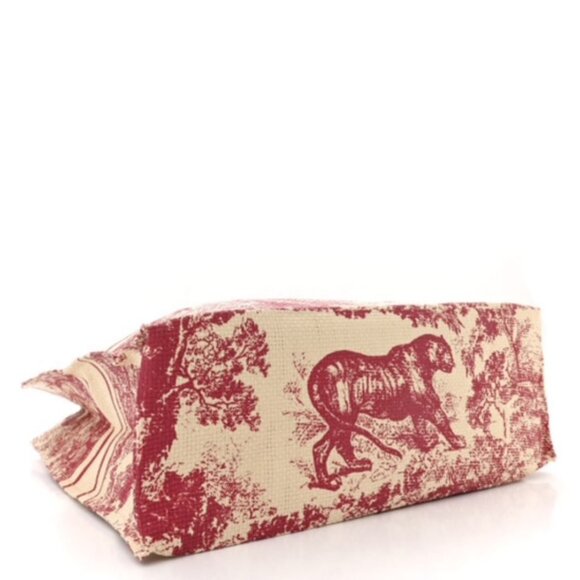 Christian Dior Straw Dioriviera Tote w/ Organizer insert - Picture 4 of 6